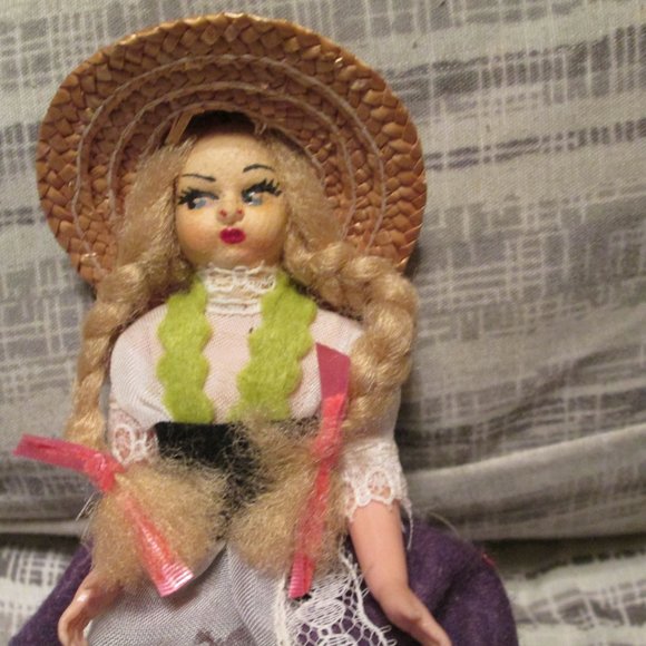 Vintage Little Switzerland Hand Made Doll - Picture 3 of 3
